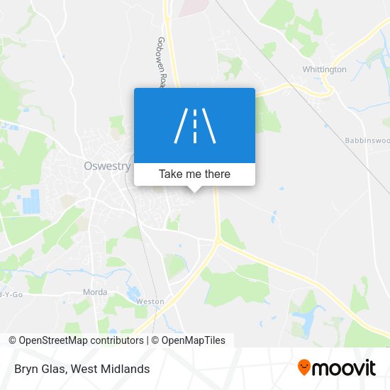 Bryn Glas map