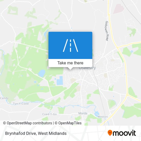 Brynhafod Drive map