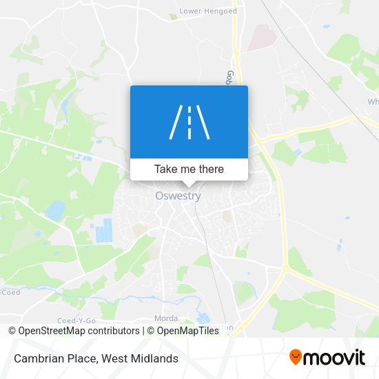 Cambrian Place map