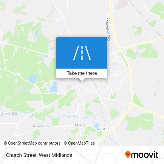 Church Street map
