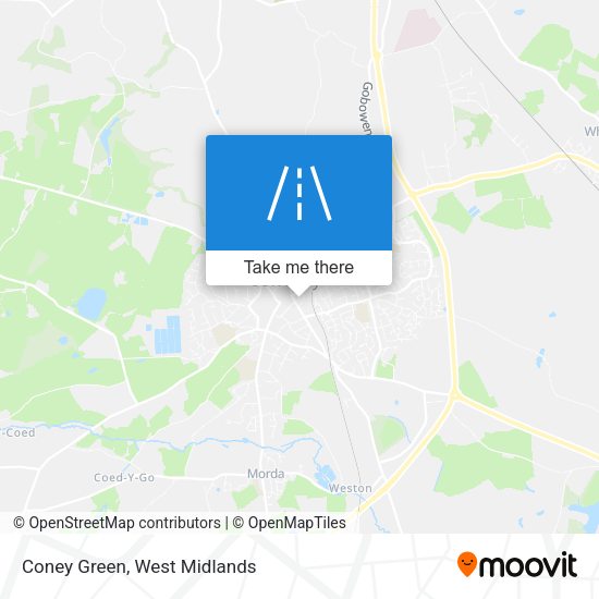 Coney Green map