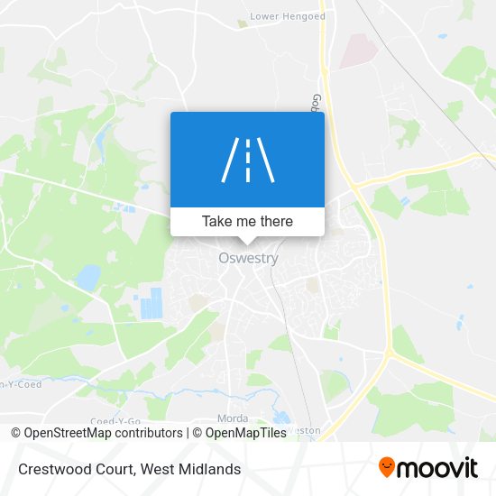 Crestwood Court map