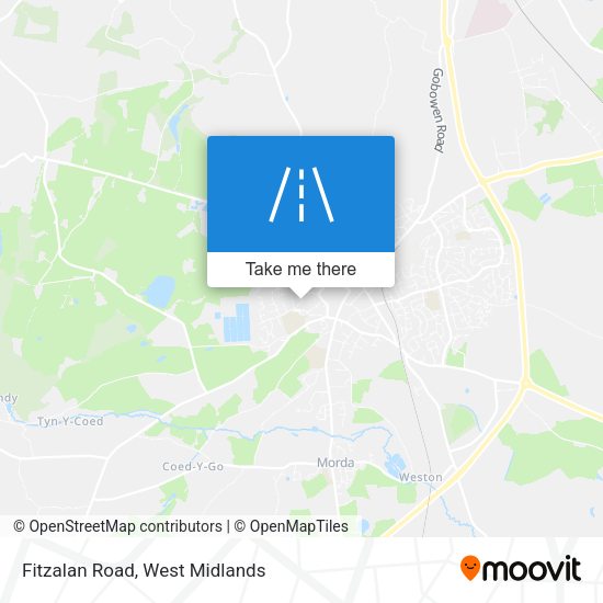 Fitzalan Road map