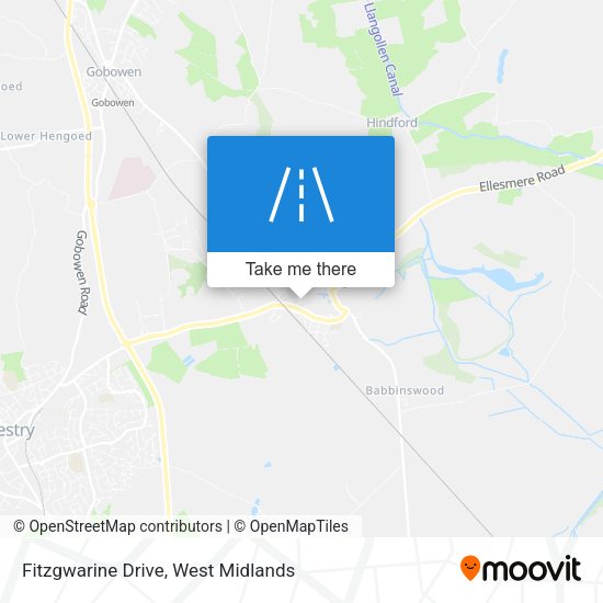 Fitzgwarine Drive map