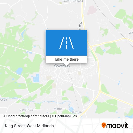 King Street map