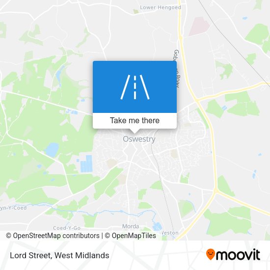 Lord Street map