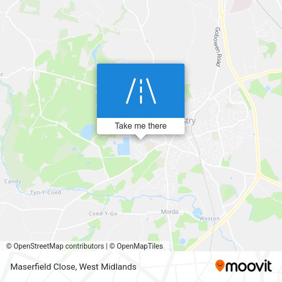 Maserfield Close map