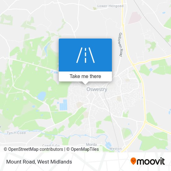 Mount Road map