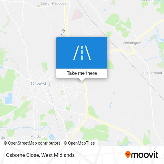 Osborne Close map