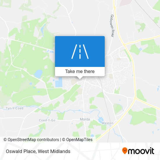 Oswald Place map