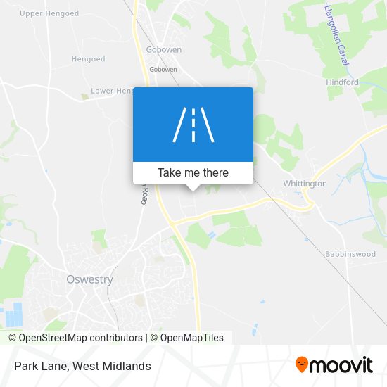 Park Lane map