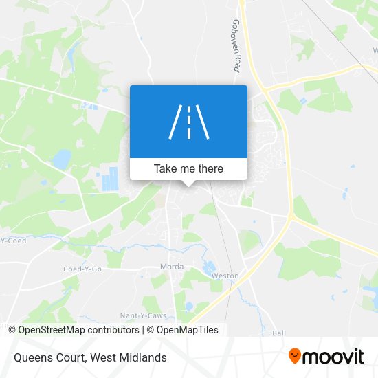 Queens Court map
