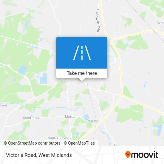 Victoria Road map