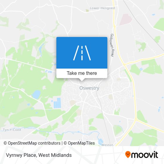Vyrnwy Place map