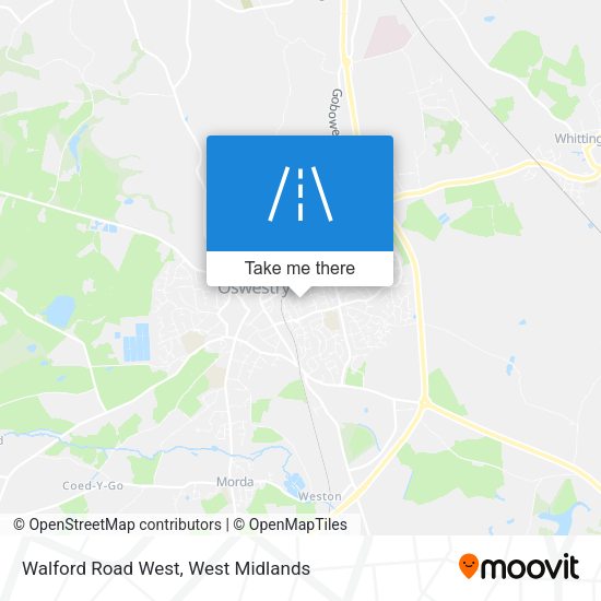 Walford Road West map