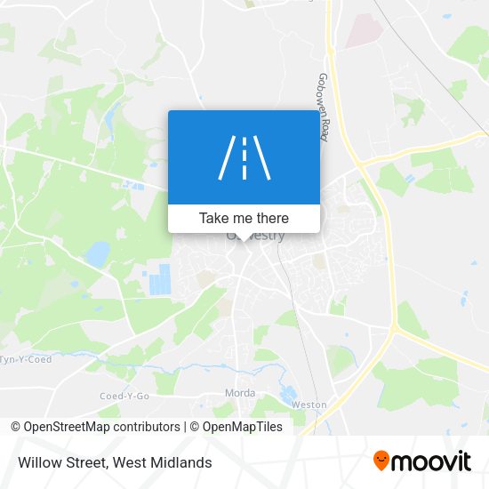 Willow Street map