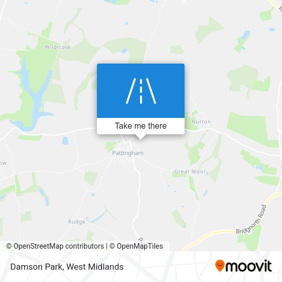 Damson Park map