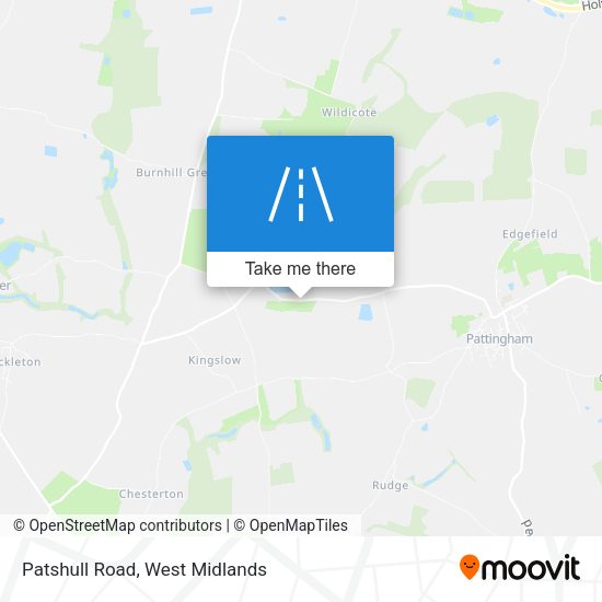 Patshull Road map