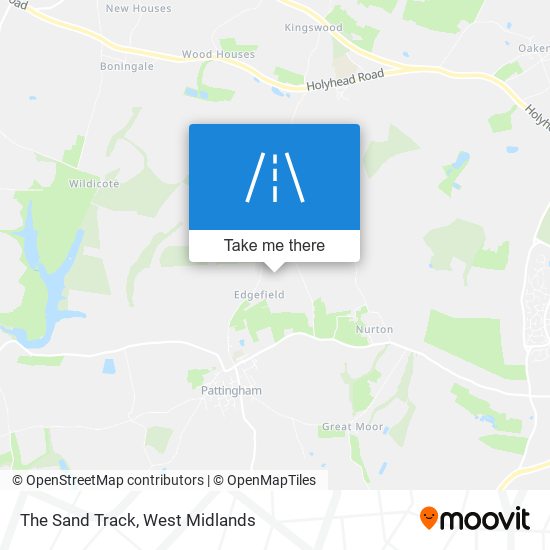 The Sand Track map
