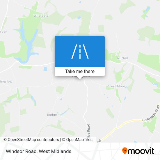 Windsor Road map