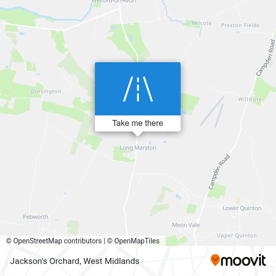 Jackson's Orchard map