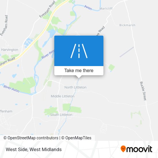West Side map