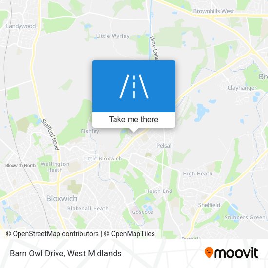 Barn Owl Drive map