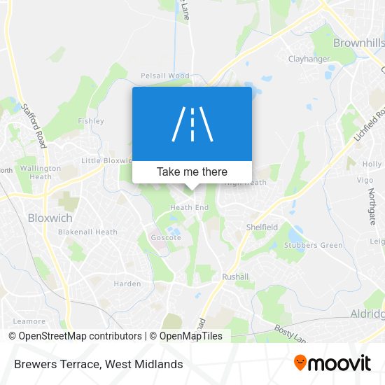 Brewers Terrace map
