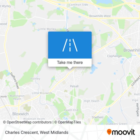 Charles Crescent map