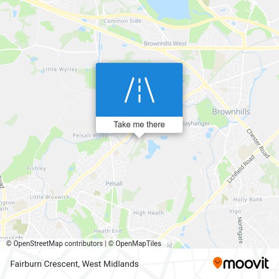 Fairburn Crescent map