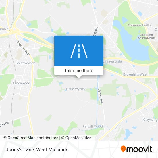 Jones's Lane map
