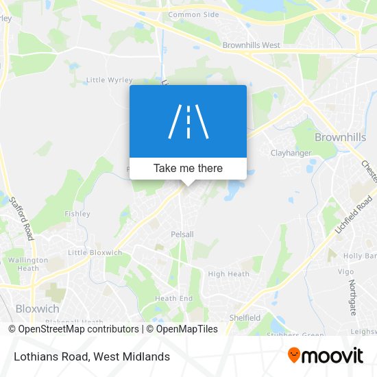 Lothians Road map