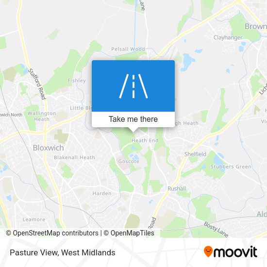 Pasture View map