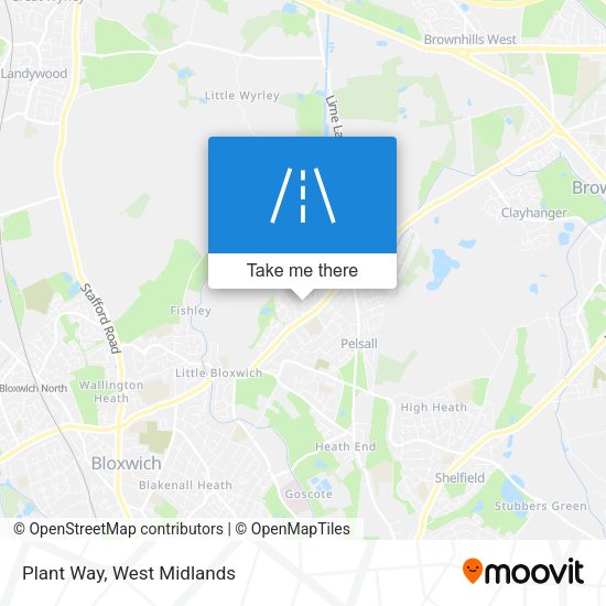 Plant Way map