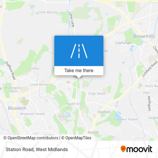 Station Road map
