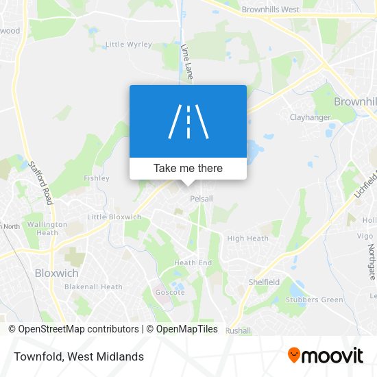 Townfold map