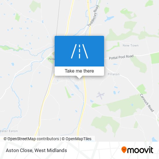 Aston Close map