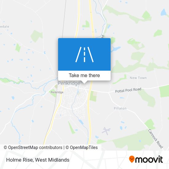 Holme Rise map
