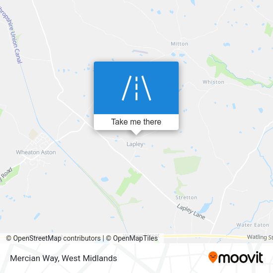 Mercian Way map