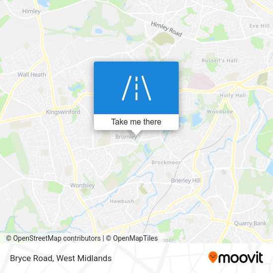 Bryce Road map