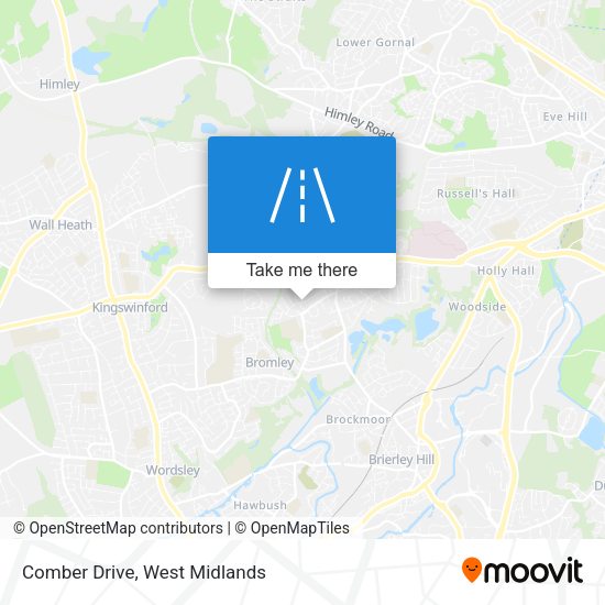 Comber Drive map