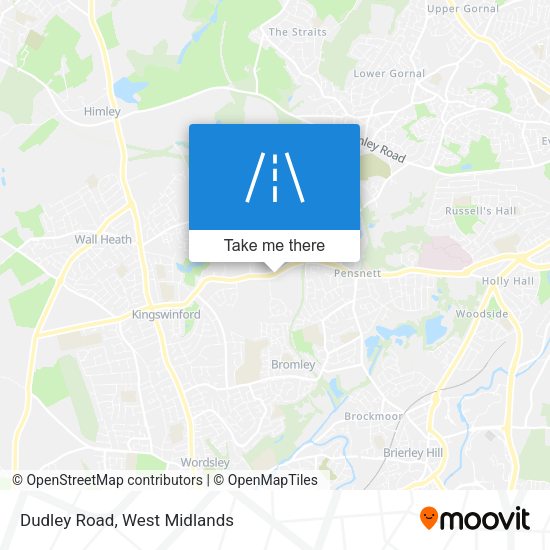 Dudley Road map