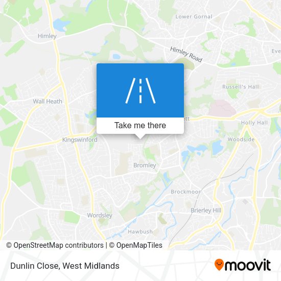 Dunlin Close map
