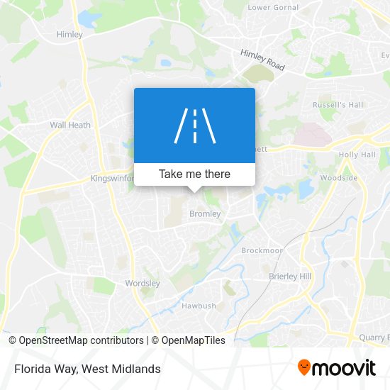 Florida Way map