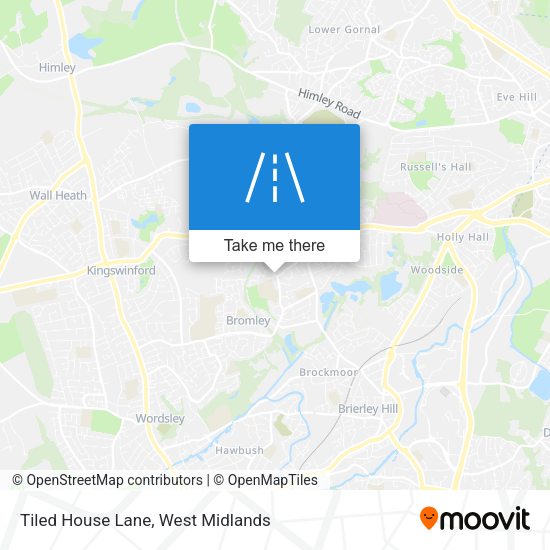 Tiled House Lane map