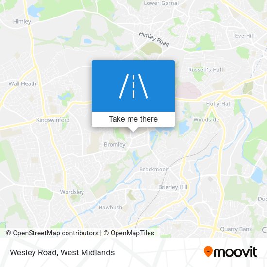 Wesley Road map