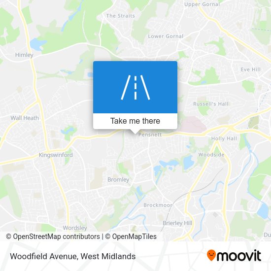 Woodfield Avenue map