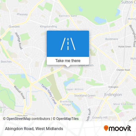 Abingdon Road map
