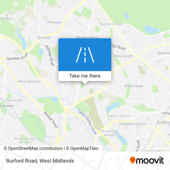 Burford Road map