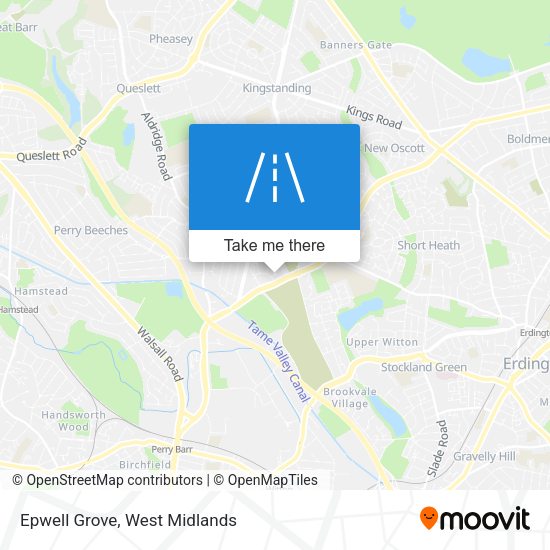 Epwell Grove map